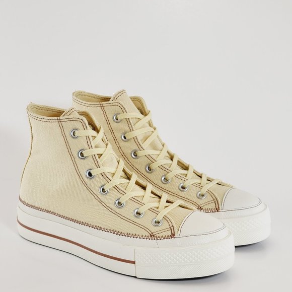 Converse CTAS Hi Lift Contrast Stitching Women's Platform Sneakers A04659C NWT - Picture 1 of 6